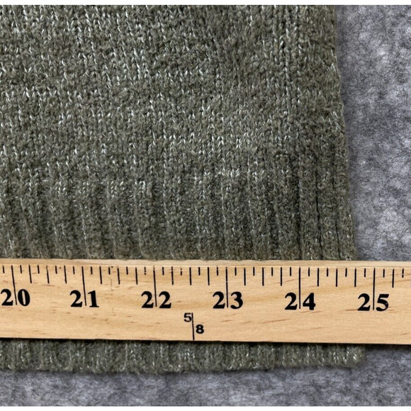 Peruvian Connection Womens Sweater Pima Cotton Knit Pullover Boxy‎ Tunic Green L - Picture 9 of 13